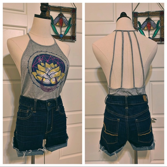 EARTHBOUND Tops - Earthbound Lotus Flower Tank